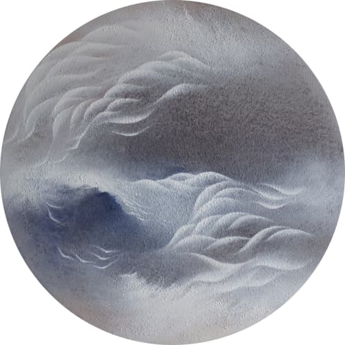 The geography of us | Mixed Media in Paintings by Francesca Borgo. Item composed of canvas in minimalism or contemporary style