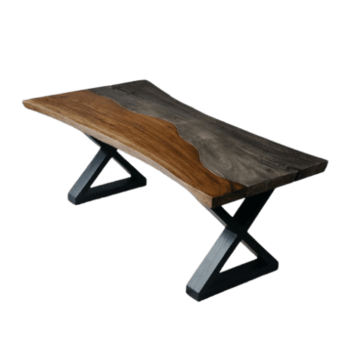 Petang Dining Table | Tables by Sacred Monkey. Item made of wood & metal compatible with minimalism and contemporary style