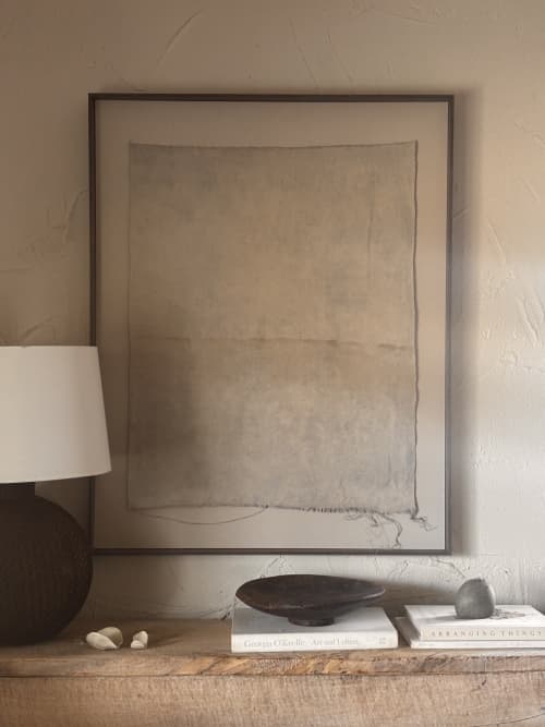 Nowhere No. 4 | Oil And Acrylic Painting in Paintings by Brooke Noel Morgan. Item composed of linen compatible with minimalism and contemporary style