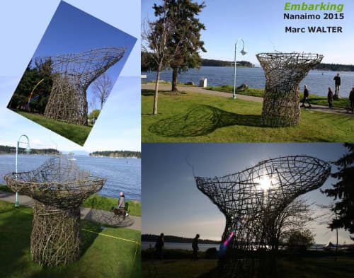 Embarking | Public Sculptures by Marc WALTER | Maffeo Sutton Park in Nanaimo