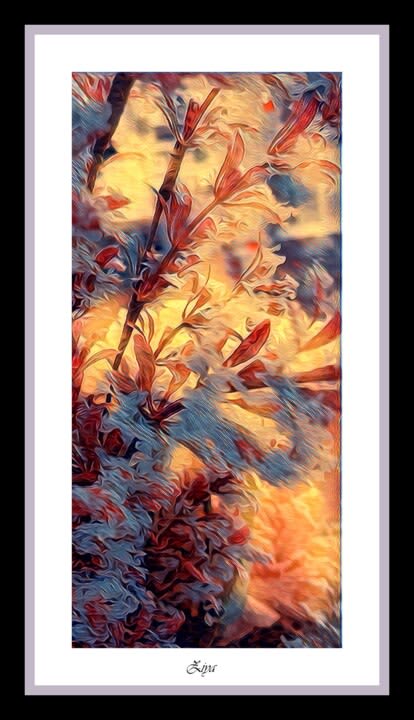 Dreams Flowers, Abstract, Colours, (2022) | Digital Art in Art & Wall Decor by Ziya Tatar. Item composed of canvas and metal