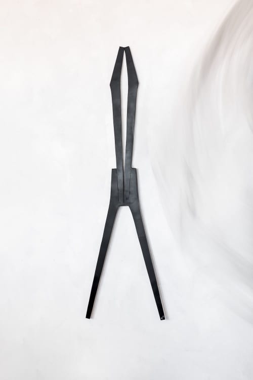 SIGNES sculpture | Wall Sculpture in Wall Hangings by VANDENHEEDE FURNITURE-ART-DESIGN. Item made of metal