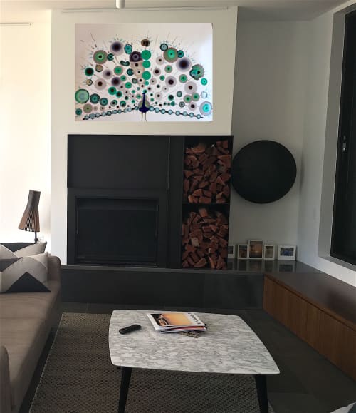 Birds of Paradise 2 | Oil And Acrylic Painting in Paintings by Sarah Clark Artwork | Melbourne in Melbourne. Item made of canvas