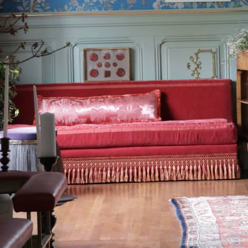 Custom Banquette by Jonathan Rachman Design at SF Decorator Showcase