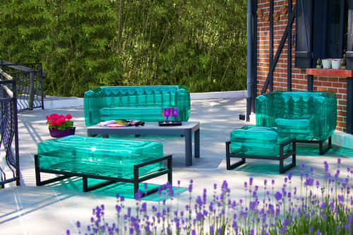 Yomi Sofa Aluminium Eko | Couch in Couches & Sofas by MW Designer Furniture. Item composed of aluminum and synthetic