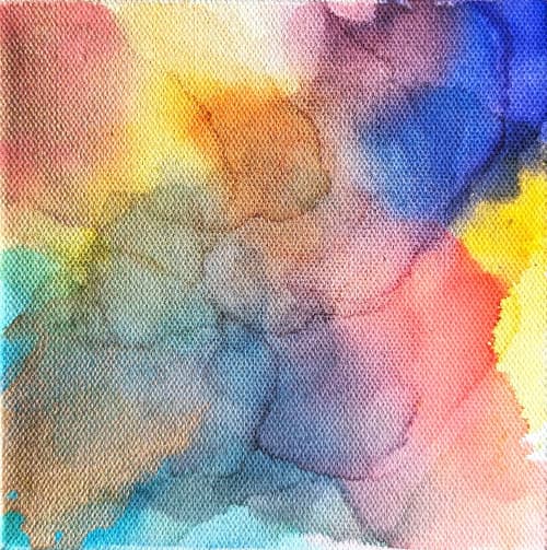 bending and bouncing | Mixed Media in Paintings by Megan Spindler. Item composed of canvas