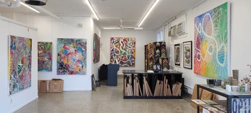 Triangulador Biggest Canvas/Wood Panels | Oil And Acrylic Painting in Paintings by Liubov Szwako Triangulador | Megan's Custom Framing in Madison. Item composed of synthetic