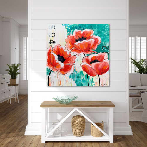 Confidence Painting | Oil And Acrylic Painting in Paintings by Mandy Martin Art. Item composed of canvas