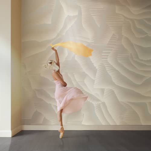 Falcon | Chiffon | Wallpaper in Wall Treatments by Jill Malek Wallpaper. Item made of fabric with paper