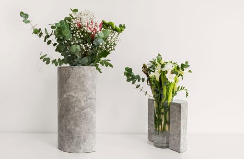 Rotondo Vase Grande | Vases & Vessels by STUDIO IB MILANO. Item made of marble works with minimalism & contemporary style