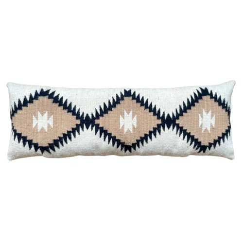 Reed Lumbar Pillow | Pillows by Selva Studio. Item made of cotton works with boho & mid century modern style