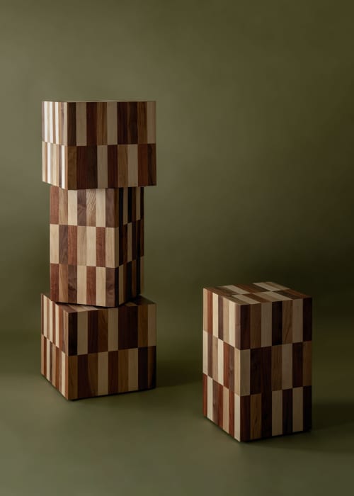 MORA Auxiliary Table by Daniel Couttolenc | Side Table in Tables by Daniel Couttolenc. Item made of oak wood compatible with boho and minimalism style