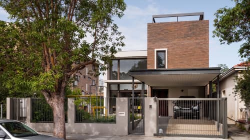 Carr Place Residence | Architecture by Klopper and Davis Architects. Item composed of synthetic