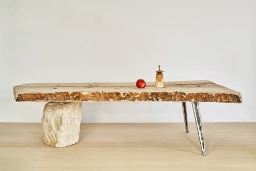 coffe table | Coffee Table in Tables by VANDENHEEDE FURNITURE-ART-DESIGN. Item composed of wood and metal in boho or industrial style