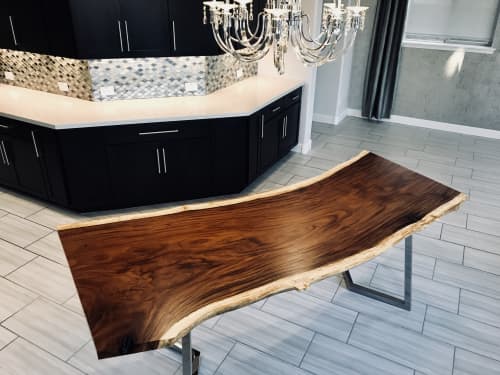 Costa Rican Parota Dining Table | Tables by Live Edge Lust. Item made of wood & metal