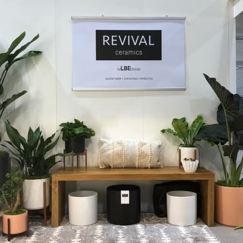 Revival Ceramics Planters | Vases & Vessels by LBE Design | Las Vegas Market in Las Vegas. Item composed of ceramic