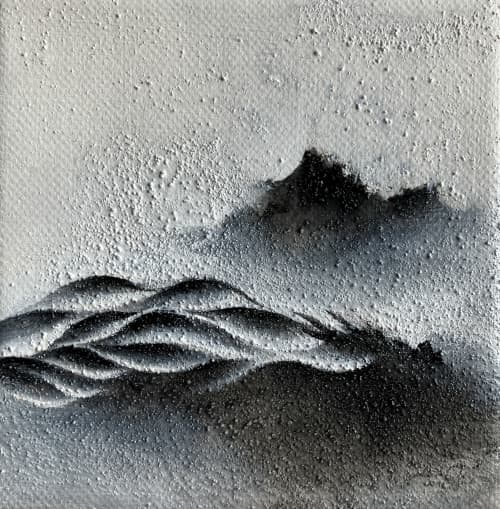 Little joy #3 | Mixed Media in Paintings by Francesca Borgo. Item composed of canvas in minimalism or contemporary style