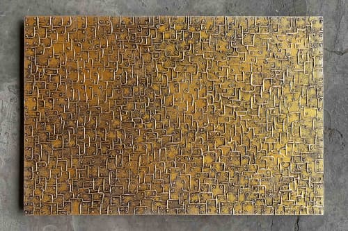 Industrial Chic: Posh (SOLD) | Oil And Acrylic Painting in Paintings by Alessia Lu. Item made of canvas compatible with boho and country & farmhouse style