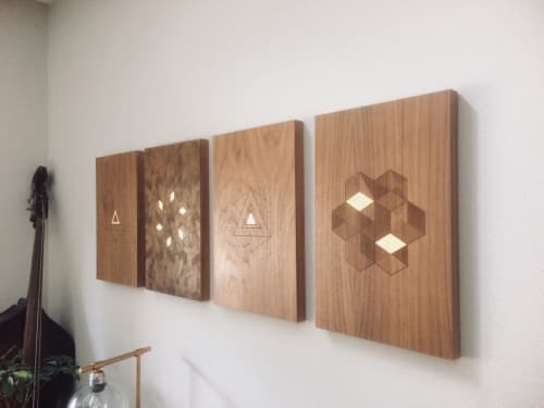 Untitled. | Prints by Heather Noddings. Item made of walnut