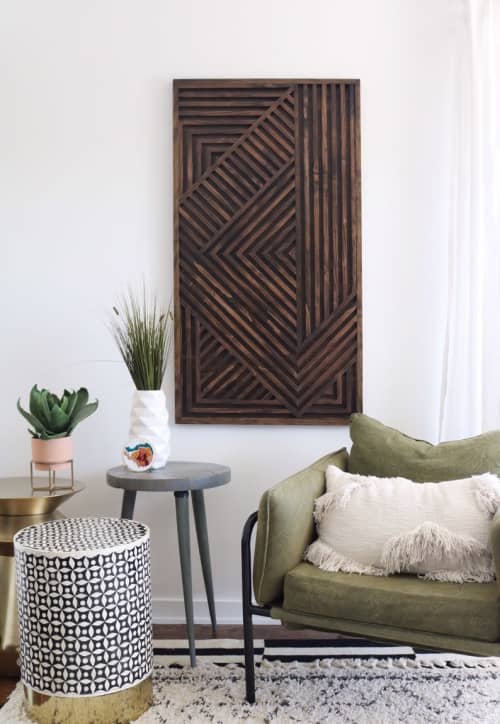 Abstract Wood Art, Wood Wall Art, Wood Sculpture, Modern Art by Blank