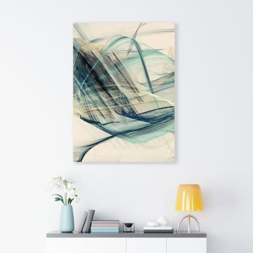 Bluish 29037 | Prints by Rica Belna. Item made of canvas