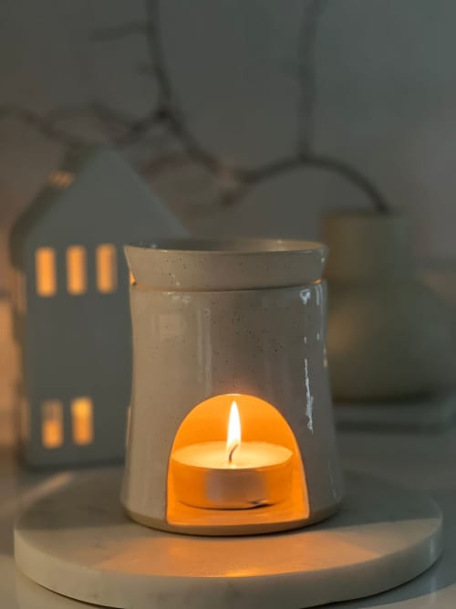 Waxmelt Burner | Candle Holder in Decorative Objects by Rosie Hay Ceramics. Item made of stoneware