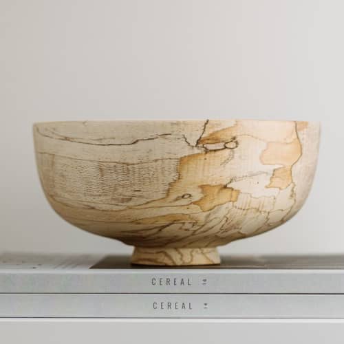 Ira Wooden Bowl | Serving Bowl in Serveware by Pooja Pawaskar. Item made of wood