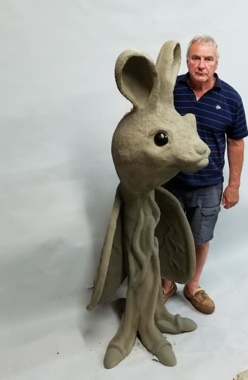 "Mr. Smith" | Sculptures by J.A. Mayer "Sculptor". Item made of cement with synthetic