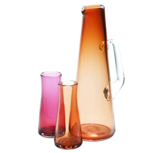 Mid Century Coolade Set | Pitcher in Vessels & Containers by Esque Studio. Item composed of glass