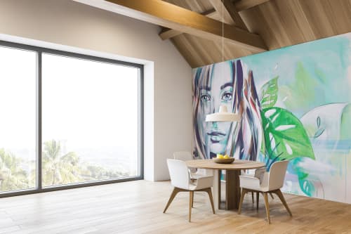 Ophelia Wallpaper | Wall Treatments by Hannah Chloe. Item composed of paper