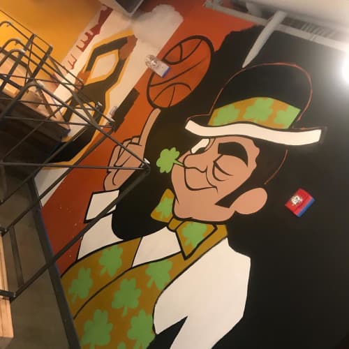 Flatbread Company Brighton Mural by Merk Aveli at Flatbread Company