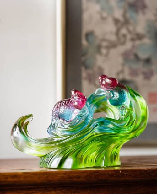 Echo of Joy | Sculptures by Lawrence & Scott. Item composed of glass