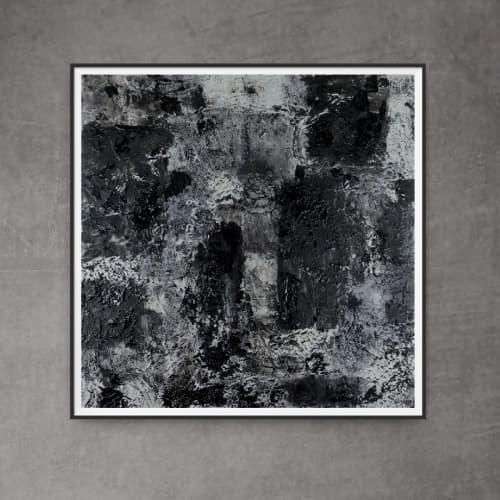 The Future Doesn't Frighten Me | Oil And Acrylic Painting in Paintings by Amanda Marko. Item made of synthetic works with minimalism & contemporary style