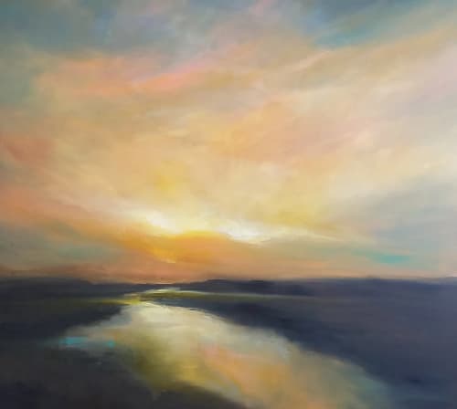 A Time for Healing | Oil And Acrylic Painting in Paintings by Joanne Parent Art | Parent Fine Art LLC in Belfast. Item composed of synthetic