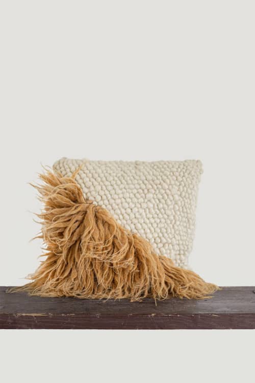 Pillow "Forest" - Bark | Cushion in Pillows by Creating Comfort Lab. Item made of cotton