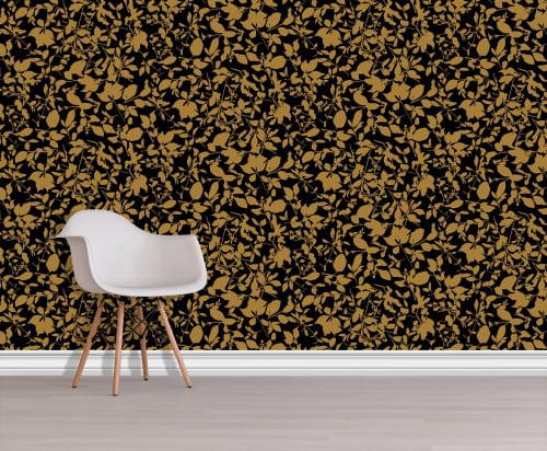 Backyard | Wallpaper in Wall Treatments by Jaclyn Mednicov. Item made of paper