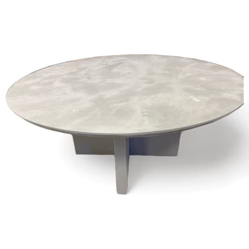 Franklin Concrete Dining Table | Tables by Wood and Stone Designs. Item made of stone