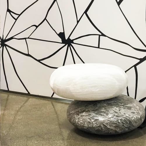 Pave Stone | Accent Chair in Chairs by Kreoo | Marble Trend Ltd in Toronto. Item made of stone