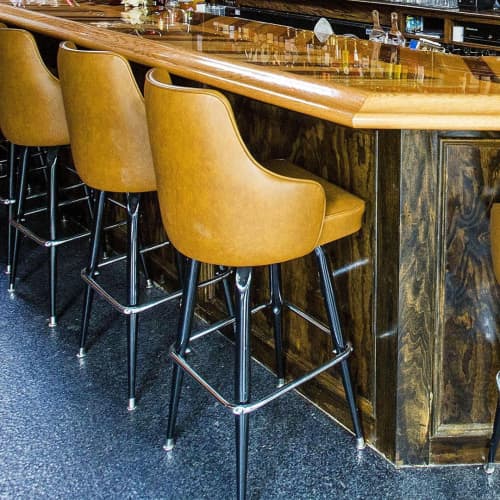 Bar Stool - 1444 | Chairs by Richardson Seating Corporation | Corvus and Company in Seattle. Item composed of steel & leather