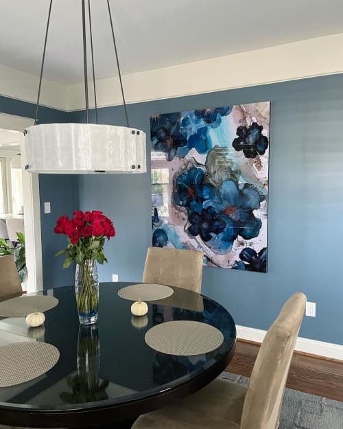anemone aluminum digital print | Prints by Amanda M Moody. Item composed of aluminum compatible with contemporary and eclectic & maximalism style