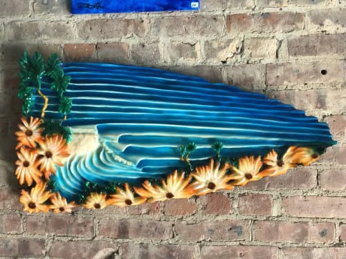Ragland | Wall Sculpture in Wall Hangings by Carvinart. Item composed of wood