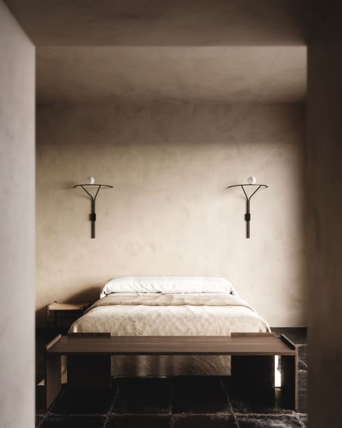Na Linii - wall lamp | Lighting by SVITANOK by Artem Zakharchenko. Item composed of steel and glass in boho or minimalism style