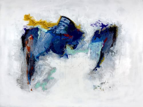 Untitled 1989 - 30"x40" Oils, Acrylics on Canvas | Oil And Acrylic Painting in Paintings by Stephen Andrew Art