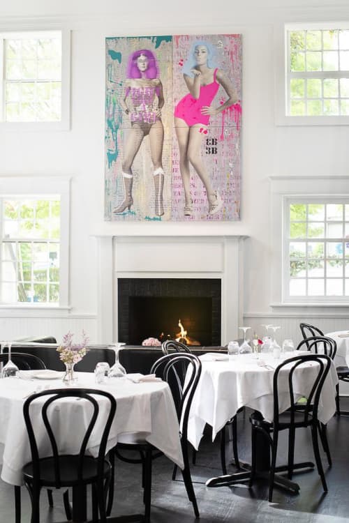 Elizabeth EB | Mixed Media by Tina Psoinos art + photography | Maison Vivienne in Southampton