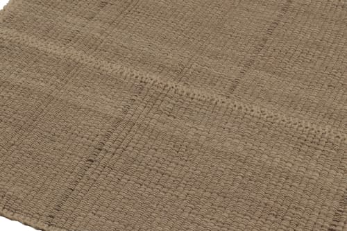 Rug & Kilim's Accent Kilim, Square Rug with Textural Beige | Area Rug in Rugs by Rug and Kilim