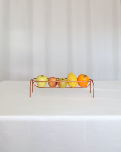 Small fruit bowl | Dinnerware by WeraJane Design. Item made of steel compatible with minimalism and mid century modern style
