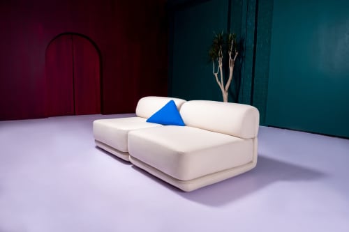 Cube Lounge Seat | Chaise Lounge in Couches & Sofas by Bend Goods. Item made of fabric