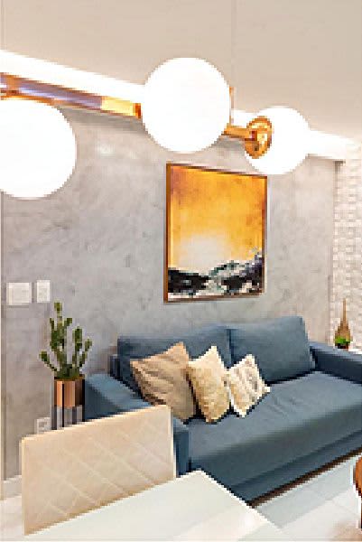 ARTIFICE 1 Fine Art Print in Client's Home in Brazil | Prints by Julia Di Sano. Item composed of canvas & paper