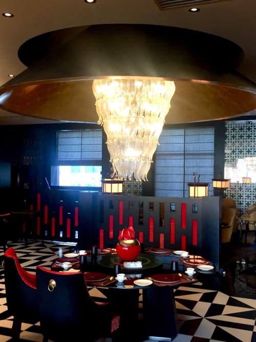 chinese restaurant at sheraton, new delhi | Lighting Design by Viroka Luce by Rajasekhar .P ( RAJ ) | Sheraton New Delhi Hotel in New Delhi