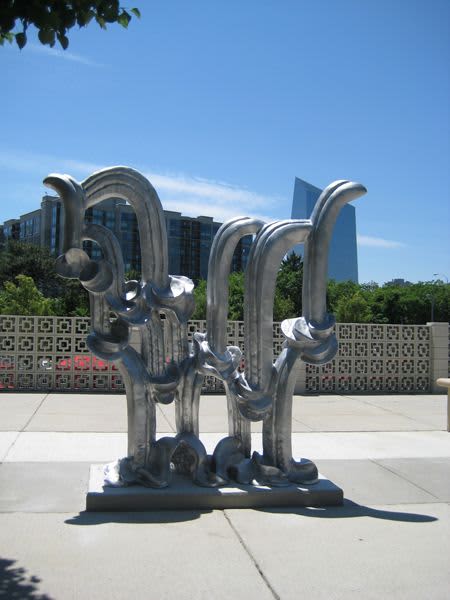 Water Music | Public Sculptures by Choi  Sculpture. Item made of aluminum